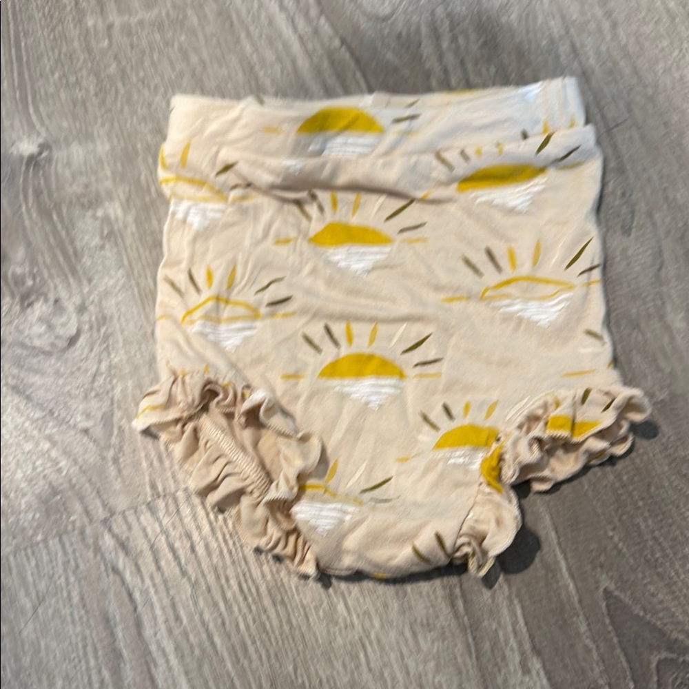 Sunshine Print Ruffle Bloomer
